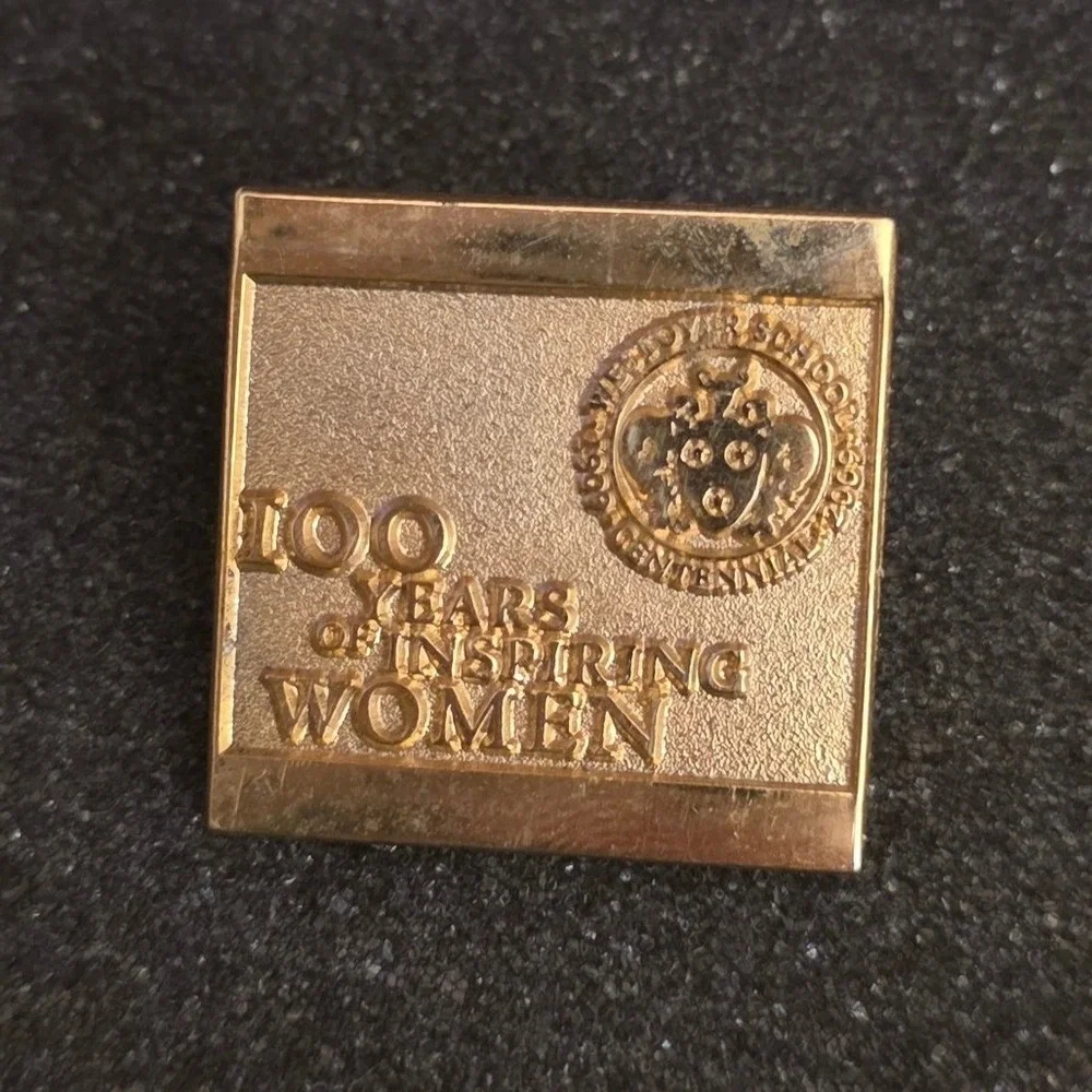 Roberts Flower‎ School 100 Years of Inspiring Women Centennial Pin Vintage